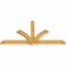 Ekena Millwork Redmond Rough Sawn Timber Gable Bracket, Western Red Cedar, 108"W x 54"H x 4"D x 6"F, 12/12 Pitch GBW108X54X0406RED00RWR - alternate 3